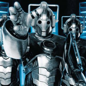 A group photo of some Cybermen from Doctor Who